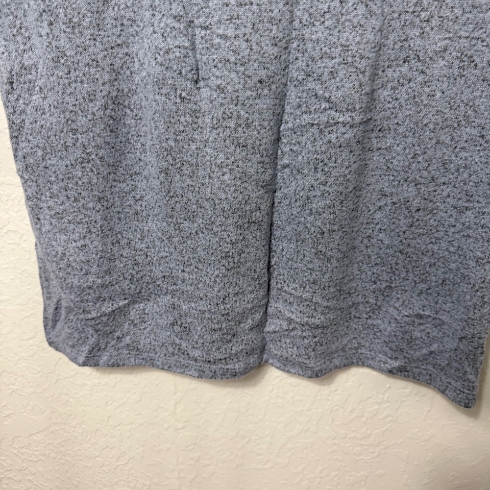 Caslon Womens XS Blue Marled V-Neck Short Sleeve High Low Hem T-Shirt - Picture 8 of 8